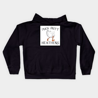 Duck Butt Heathens. Kids Hoodie